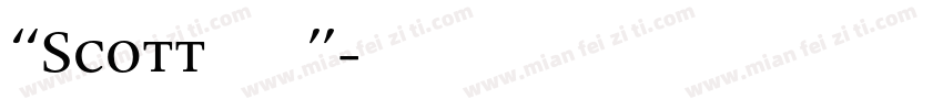 “Scott 生日快乐！”字体转换